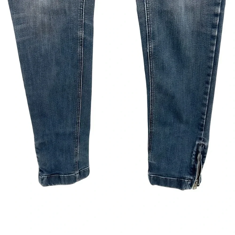 Dolce & Gabbana Low Rise Straight Leg Zipper Ankle Y2K‎ Jeans Size US 8